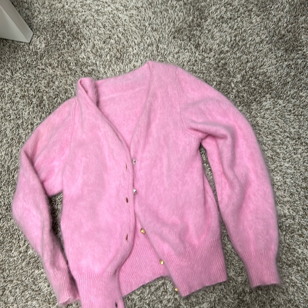 Vintage angora cardigan